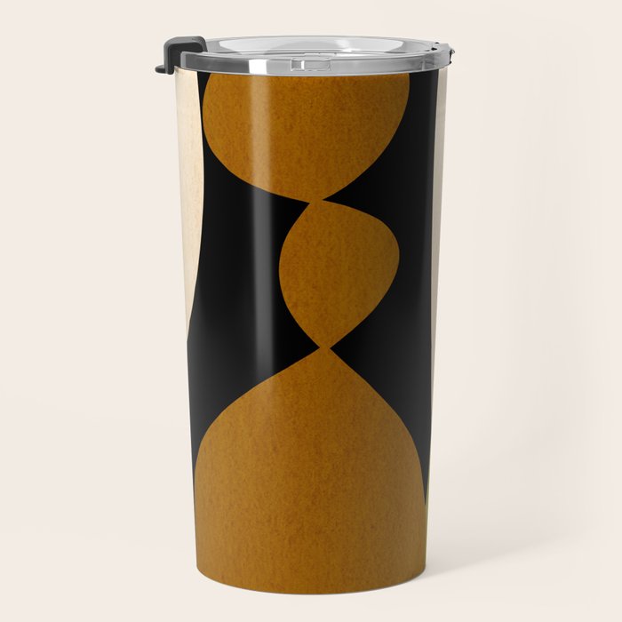 Modern shapes composition N02 Travel Mug Gallery Image 3