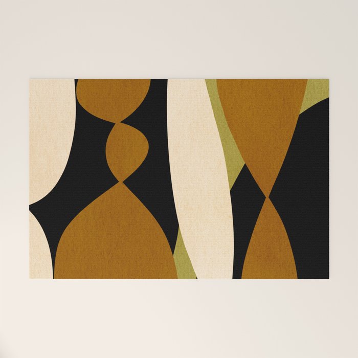 Modern shapes composition N02 Welcome Mat Gallery Image 1