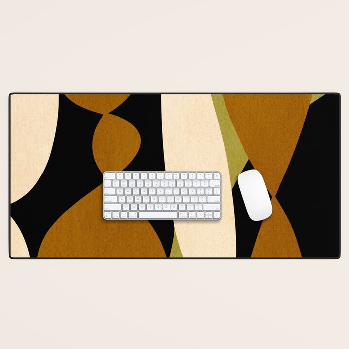Modern shapes composition N02 Desk Mat Gallery Image 1