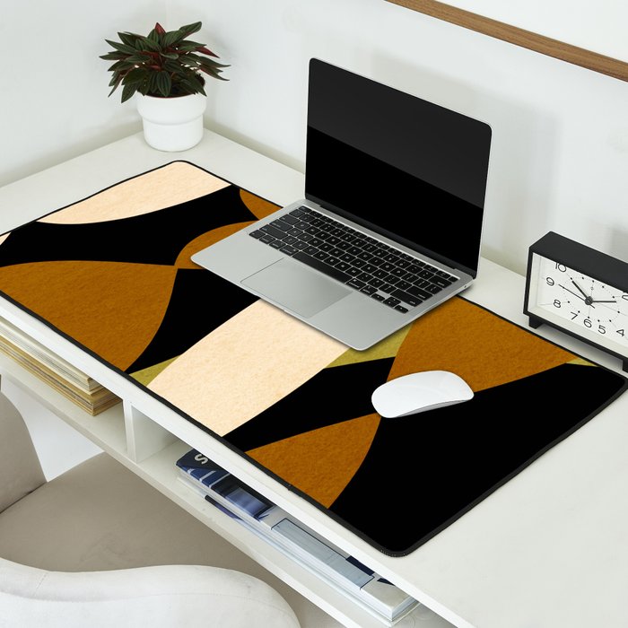 Modern shapes composition N02 Desk Mat Gallery Image 2