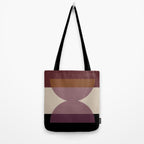 Retro Minimalism - Purple Autumn Tote Bag Gallery Image 2