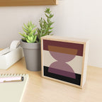 Retro Minimalism - Purple Autumn Mini Art Print Gallery Image 2