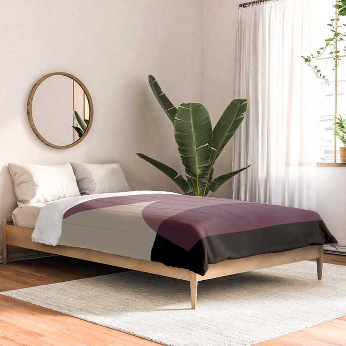 Retro Minimalism - Purple Autumn Comforter Gallery Image 2