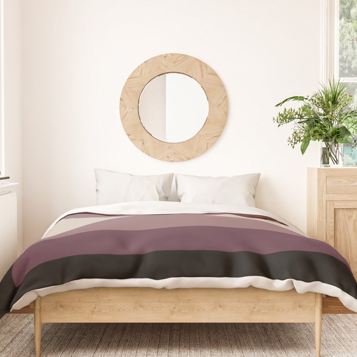 Retro Minimalism - Purple Autumn Duvet Cover Gallery Image 3