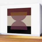 Retro Minimalism - Purple Autumn Wall Mural Gallery Image 2