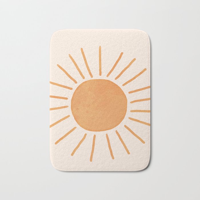 Sun Rays Bath Mat Gallery Image 1