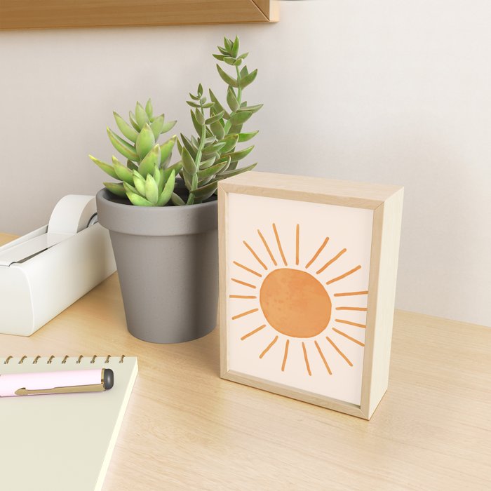 Sun Rays Mini Art Print Gallery Image 2