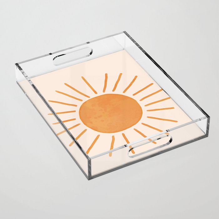Sun Rays Acrylic Tray Gallery Image 1