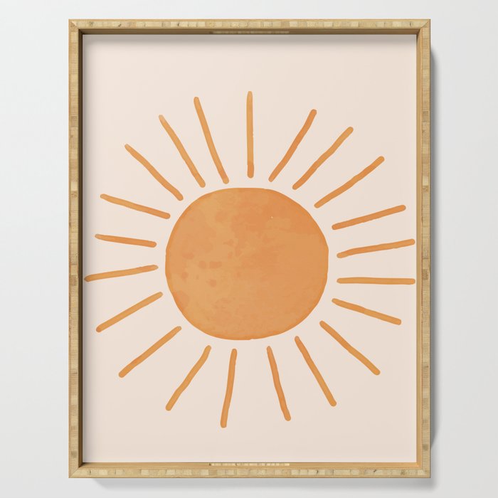 Sun Rays Serving Tray Gallery Image 1