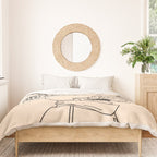 Love or Die Tryinâ - Cowhand Black & Cream Duvet Cover Gallery Image 3