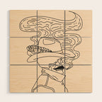 Love or Die Tryinâ - Cowhand Black & Cream Wood Wall Art Gallery Image 1