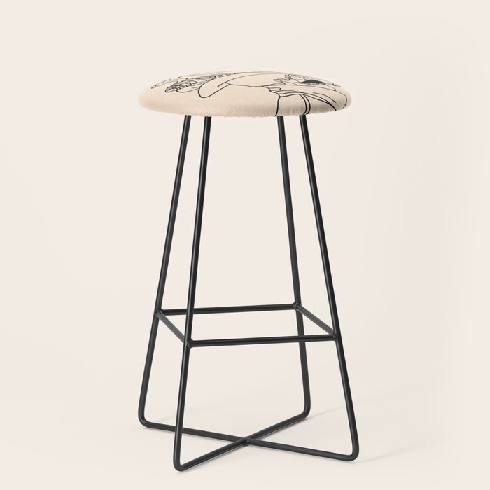 Love or Die Tryinâ - Cowhand Black & Cream Stool Gallery Image 1