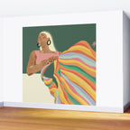 Rainbow Lady Wall Mural Gallery Image 2