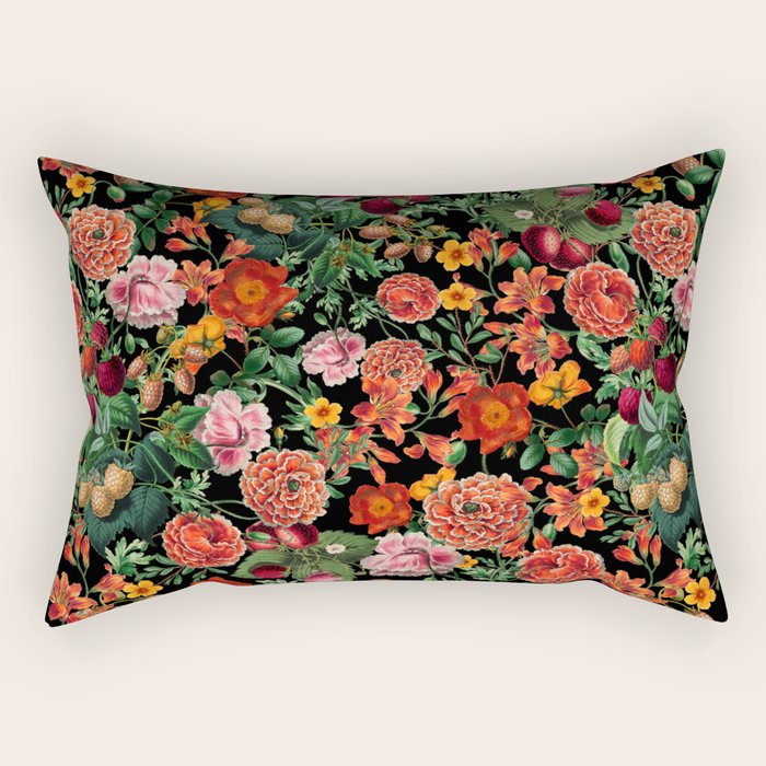 Magical Garden Night Rectangular Pillow Gallery Image 1
