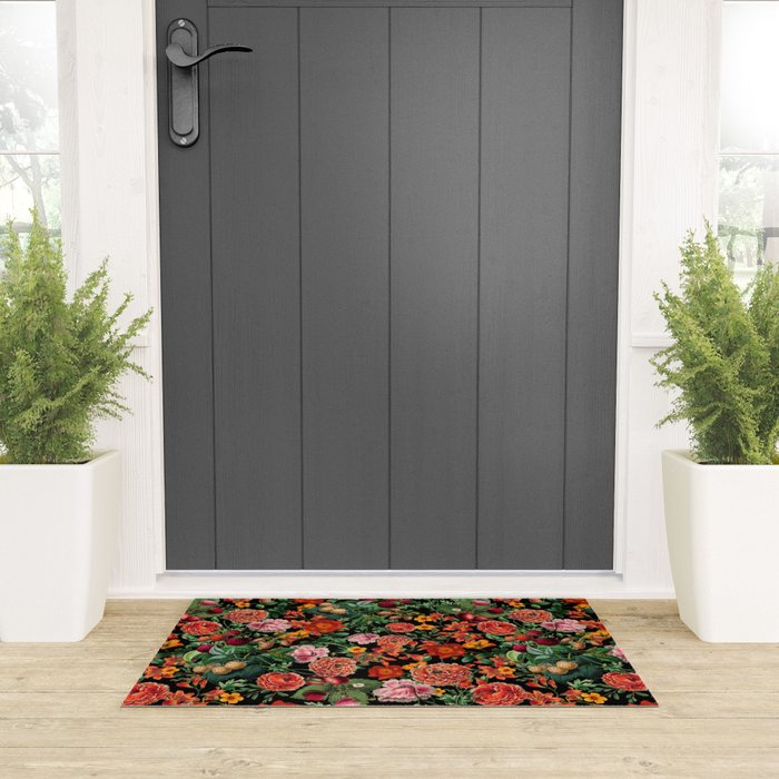 Magical Garden Night Welcome Mat Gallery Image 3