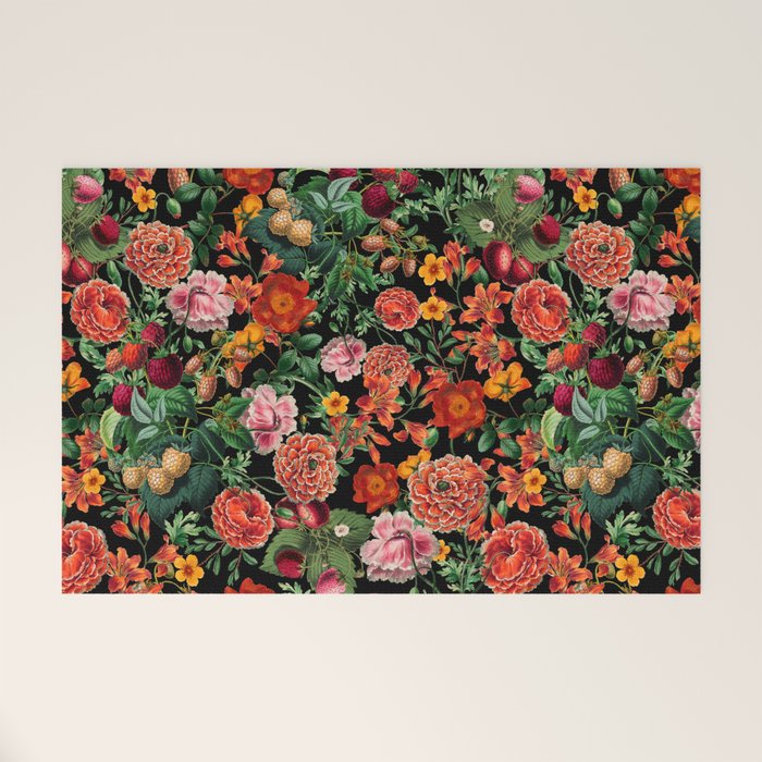 Magical Garden Night Welcome Mat Gallery Image 1
