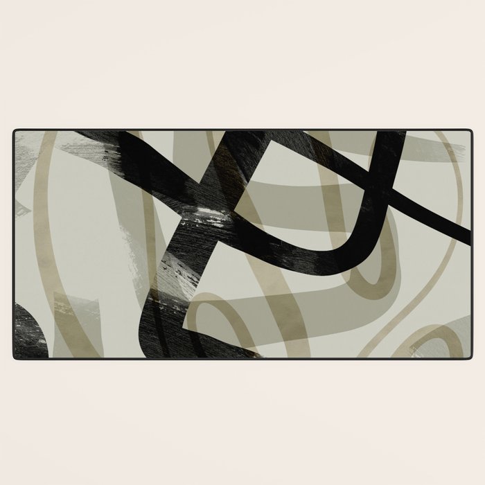 abstract line art III Desk Mat Gallery Image 3
