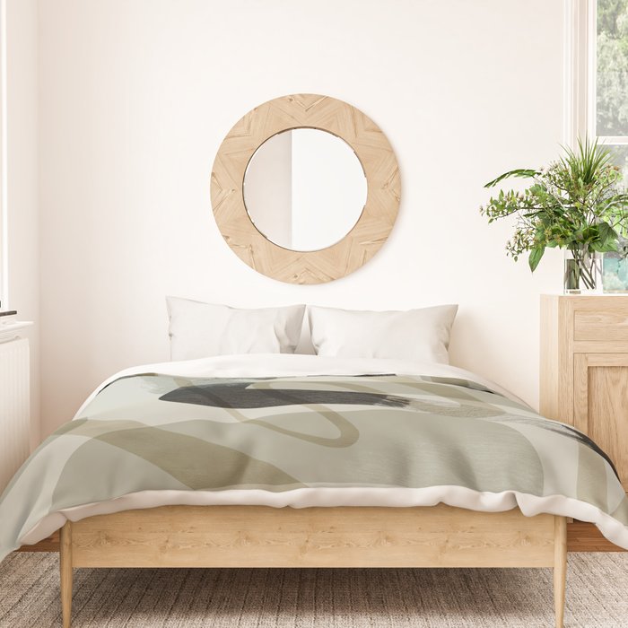 abstract line art III Duvet Cover Gallery Image 3