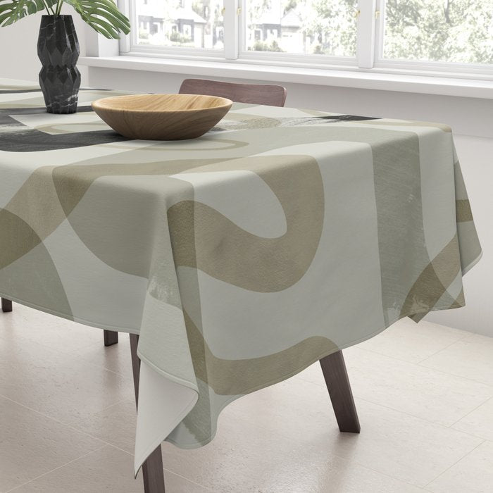 abstract line art III Tablecloth Gallery Image 3