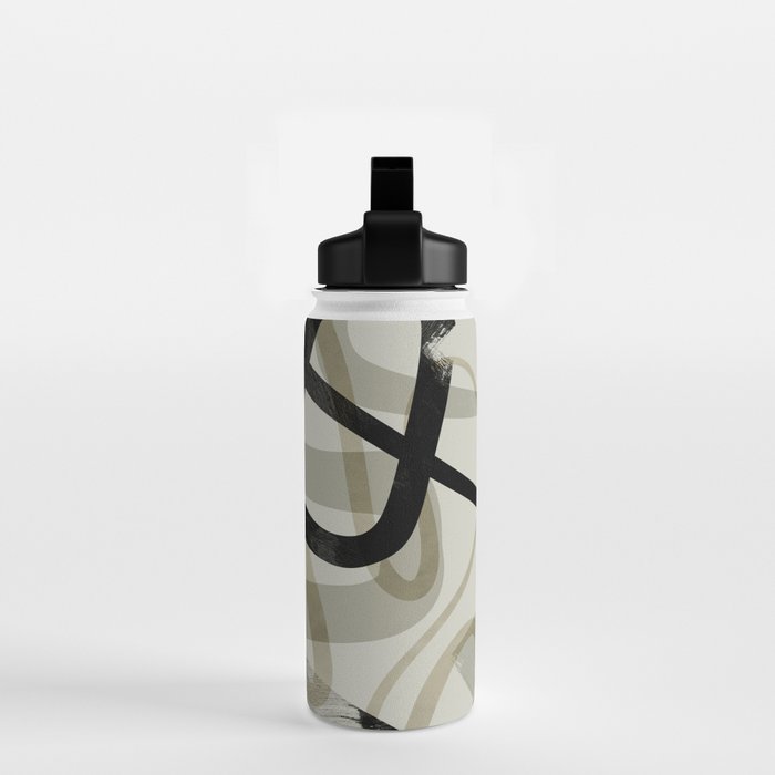abstract line art III Water Bottle Gallery Image 2
