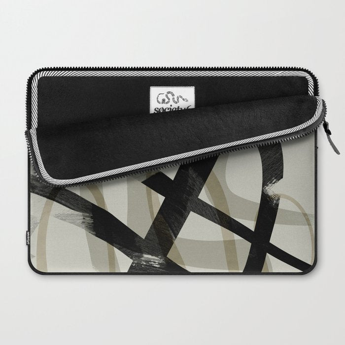 abstract line art III Laptop Sleeve Gallery Image 2