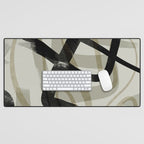 abstract line art III Desk Mat Gallery Image 1