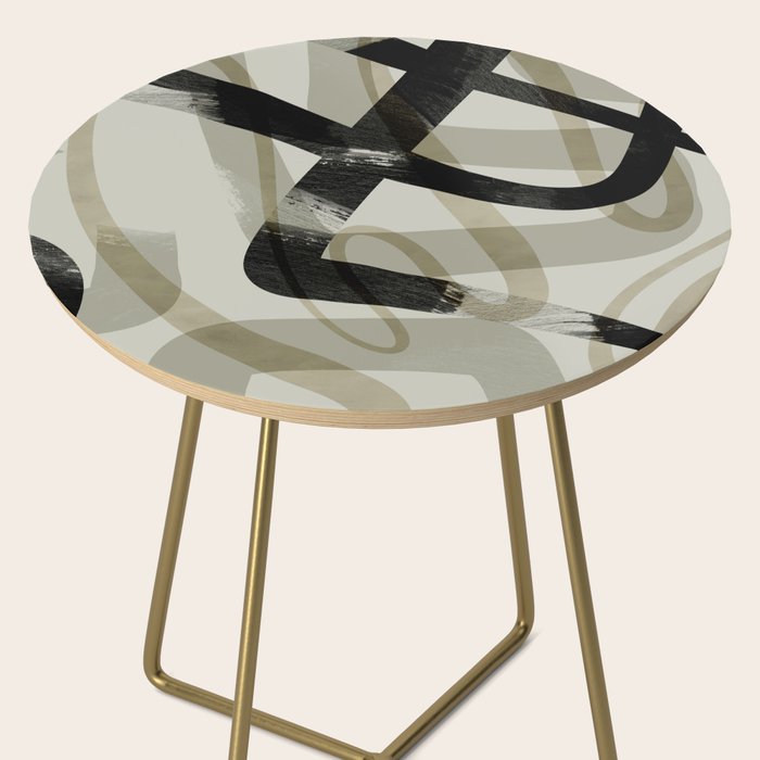 abstract line art III Side Table Gallery Image 2