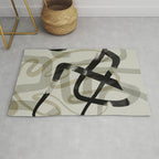 abstract line art III Rug Gallery Image 1