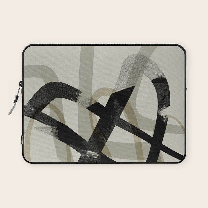 abstract line art III Laptop Sleeve Gallery Image 1