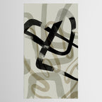 abstract line art III Tablecloth Gallery Image 2