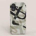 abstract line art III iPhone Case Gallery Image 1