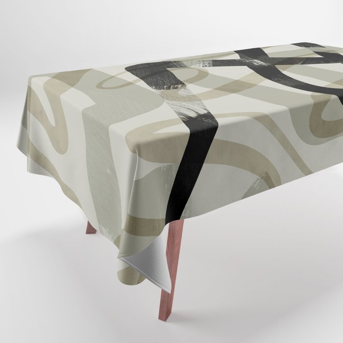 abstract line art III Tablecloth Gallery Image 1