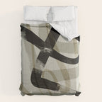 abstract line art III Comforter Gallery Image 6