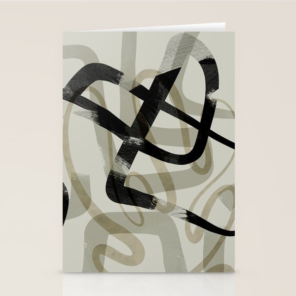 abstract line art III Stationery Card Gallery Image 1