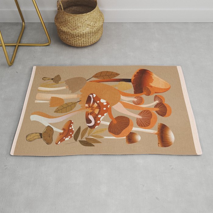 Mushrooms 2 Rug Gallery Image 1