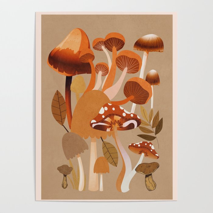 Mushrooms 2 Poster Gallery Image 1