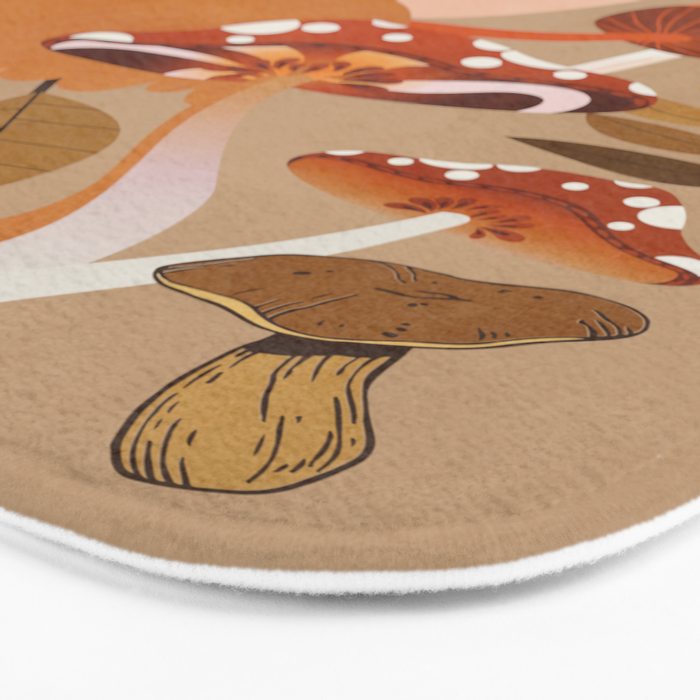 Mushrooms 2 Bath Mat Gallery Image 3
