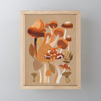 Mushrooms 2 Mini Art Print Gallery Image 1