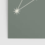 Leo Zodiac Star Constellation Line Art Sage Poster Gallery Image 3