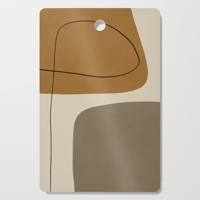 Organic Abstract Shapes #1 Cutting Board Gallery Image 1