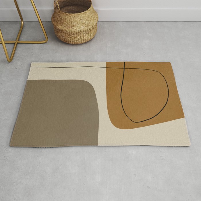 Organic Abstract Shapes #1 Rug Gallery Image 1