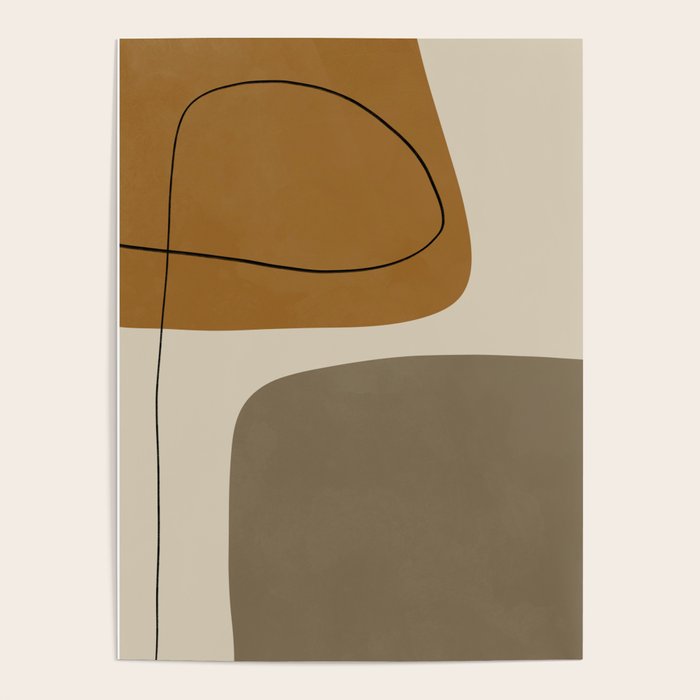 Organic Abstract Shapes #1 Poster Gallery Image 1