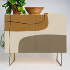 Organic Abstract Shapes #1 Credenza Gallery Image 1