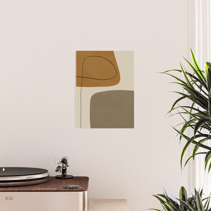 Organic Abstract Shapes #1 Poster Gallery Image 2