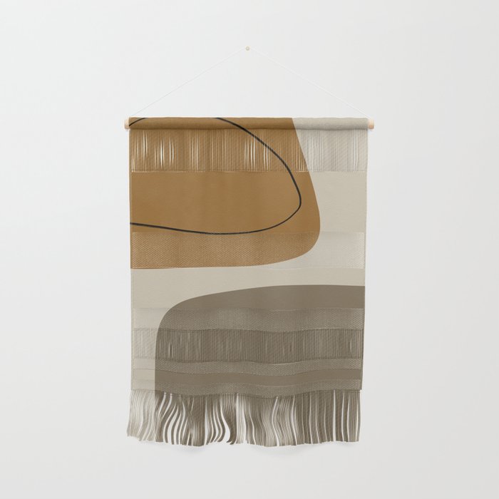Organic Abstract Shapes #1 Wall Hanging Gallery Image 1