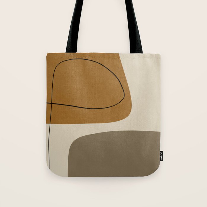 Organic Abstract Shapes #1 Tote Bag Gallery Image 1