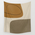 Organic Abstract Shapes #1 Wall Tapestry Gallery Image 4