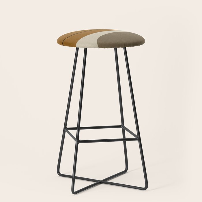 Organic Abstract Shapes #1 Stool Gallery Image 1