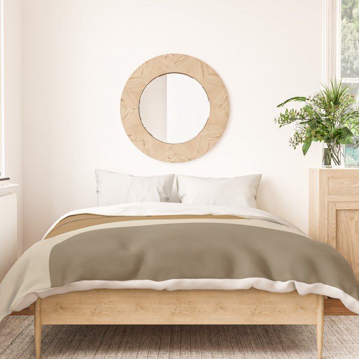 Organic Abstract Shapes #1 Duvet Cover Gallery Image 3