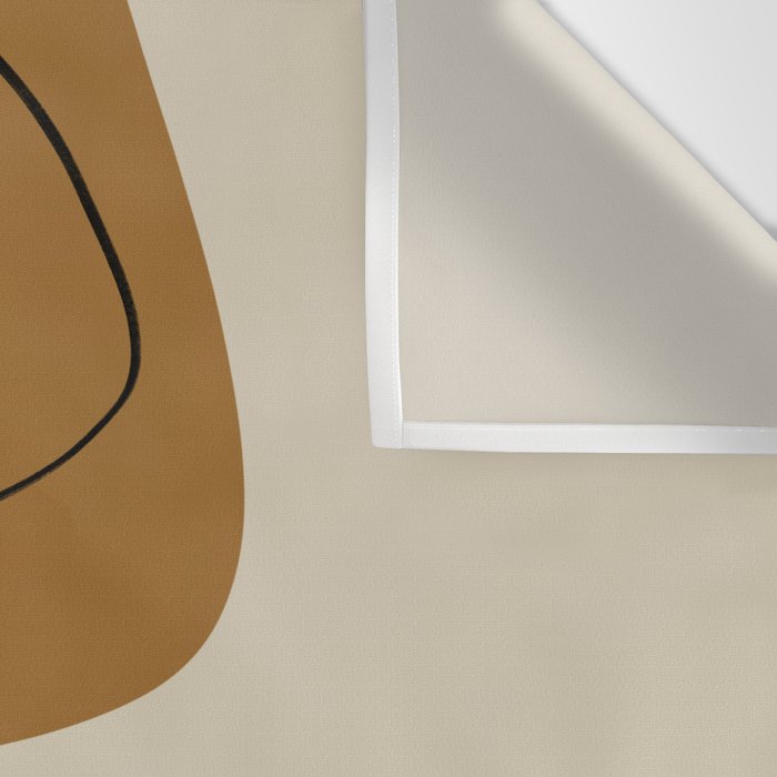 Organic Abstract Shapes #1 Wall Tapestry Gallery Image 3